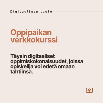 Oppipaikan verkkokurssi: Näin Koulutuskone toimii